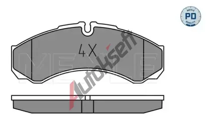 MEYLE Sada brzdovch destiek MEYLE-PD Quality ME 025 291 2120/PD, 025 291 2120/PD