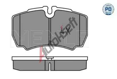 MEYLE Sada brzdovch destiek PLATINUM PAD ME 025 291 2320/PD, 025 291 2320/PD
