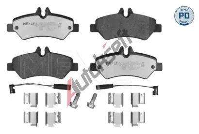 MEYLE Sada brzdovch destiek PLATINUM PAD ME 025 291 9019/PD, 025 291 9019/PD