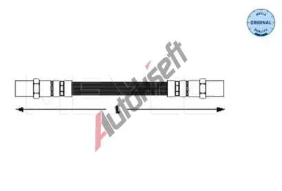 MEYLE Brzdov hadice - 202 mm ME 100 611 0012, 100 611 0012