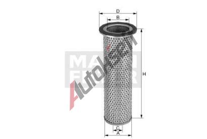 MANN-FILTER Filtr sekundrnho vzduchu MF C 12 100 x, C 12 100 x