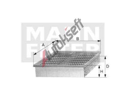 MANN-FILTER Vzduchov� filtr MF C35104, C 35 104