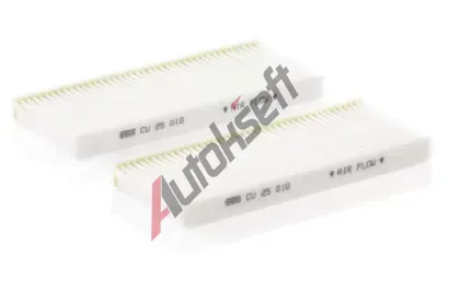 MANN-FILTER Filtr vzduchu v interiéru MF CU25010-2, CU 25 010-2 MANN-FILTER Filtr vzduchu v interiéru MF CU25010-2, CU 25 010-2