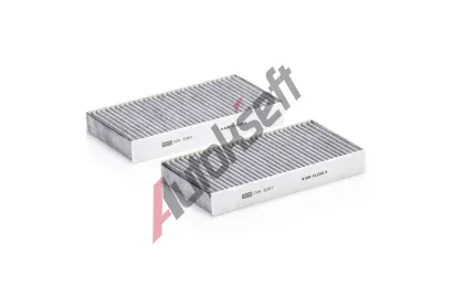 MANN-FILTER Filtr vzduchu v interiru adsotop MF CUK2327-2, CUK 2327-2