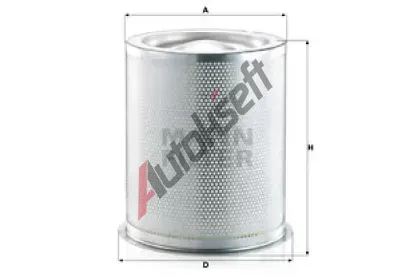 MANN-FILTER Filtr, technika stla�en�ho vzduchu MF LE57006x, LE 57 006 x