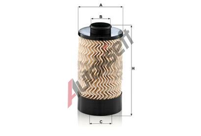 MANN-FILTER Palivov filtr MF PU9002x, PU 9002 x