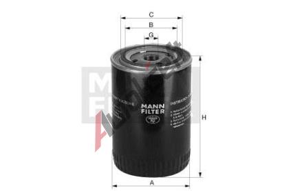 MANN-FILTER Olejov filtr MF W11102/17, W 11 102/17