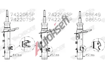 MONROE Tlumi provn OESpectrum Premium MO 742206SP, 742206SP