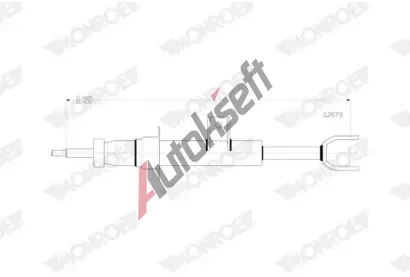 MONROE Tlumi� p�rov�n� MONROE ORIGINAL (Gas Technology) MO G2579, G2579