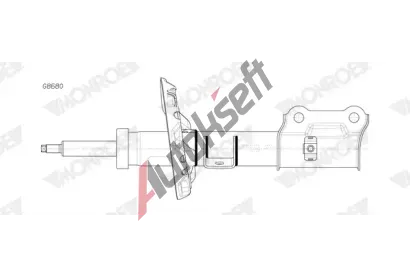 MONROE Tlumič pérování MONROE ORIGINAL (Gas Technology) MO G8680, G8680 MONROE Tlumič pérování MONROE ORIGINAL (Gas Technology) MO G8680, G8680