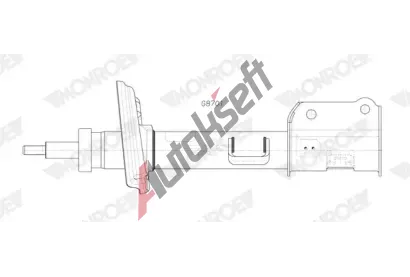 MONROE Tlumi� p�rov�n� MONROE ORIGINAL (Gas Technology) MO G8701, G8701