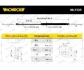 MONROE Plynov vzpra zavazadlovho prostoru MO ML5132, ML5132