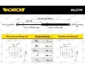 MONROE Pneumatick vzpra kapoty motoru MO ML5799, ML5799