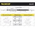 MONROE Plynov vzpra zavazadlovho prostoru MONROE MaxLift MO ML6291, ML6291
