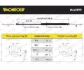 MONROE Plynov vzpra zavazadlovho prostoru MONROE MaxLift MO ML6299, ML6299