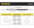 MONROE Pneumatick vzpra kapoty motoru MONROE MaxLift MO ML6309, ML6309
