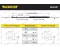 MONROE Plynov vzpra zavazadlovho prostoru MONROE MaxLift MO ML6331, ML6331