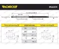 MONROE Plynov vzpra zavazadlovho prostoru MONROE MaxLift MO ML6354, ML6354