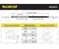 MONROE Pneumatick vzpra kapoty motoru MONROE MaxLift MO ML6355, ML6355