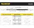 MONROE Plynov vzpra zavazadlovho prostoru MO ML6383, ML6383