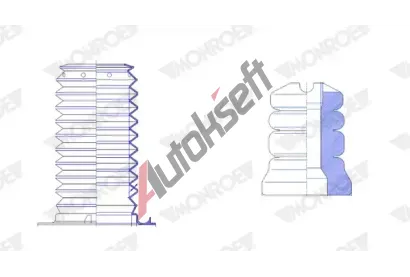 MONROE Ochrann sada tlumie provn proti prachu PROTECTION KIT MO PK477, PK477