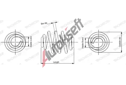 MONROE Pruina podvozku MONROE MO SN2285, SN2285