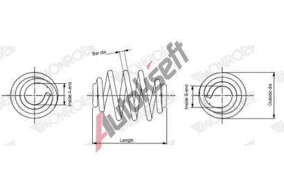 MONROE Pruina podvozku MONROE SPRINGS MO SN4994, SN4994