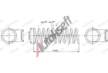 MONROE Pruina podvozku MO SP0055, SP0055