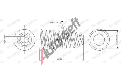 MONROE Pruina podvozku MO SP0139, SP0139