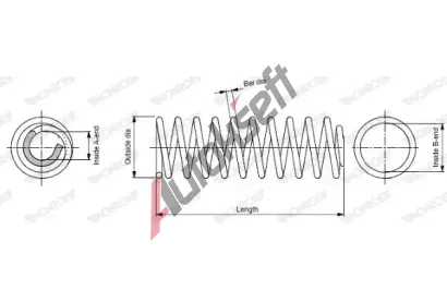 MONROE Pruina podvozku MO SP0160, SP0160