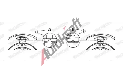 MONROE Pružina podvozku MO SP2440, SP2440 MONROE Pružina podvozku MO SP2440, SP2440