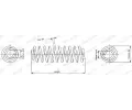 MONROE Pruina podvozku MO SP3349, SP3349