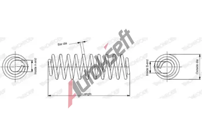 MONROE Pru�ina podvozku MO SP3613, SP3613