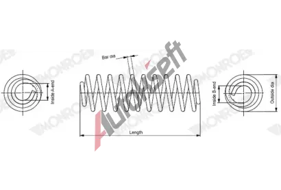 MONROE Pru�ina podvozku MONROE SPRINGS MO SP4925, SP4925