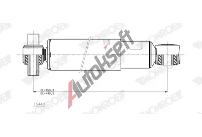 MONROE Tlumi provn MONROE MAGNUM Axle MO T5440, T5440