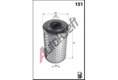 MISFAT Palivov� filtr MSF F609, F609