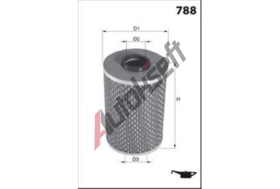 MISFAT Olejový filtr MISFAT MSF L587, L587 MISFAT Olejový filtr MISFAT MSF L587, L587