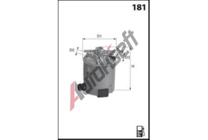 MISFAT Palivový filtr MSF M590, M590 MISFAT Palivový filtr MSF M590, M590