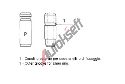 METELLI Veden ventilu Standard MT 01-2058, 01-2058
