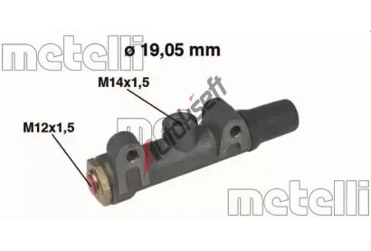 METELLI Hlavní brzdový válec MT 05-0002, 05-0002 METELLI Hlavní brzdový válec MT 05-0002, 05-0002