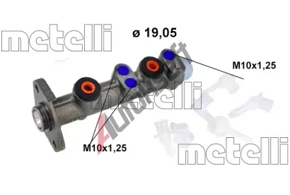 METELLI Hlavn brzdov vlec MT 05-0006K, 05-0006K
