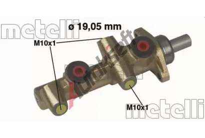METELLI Hlavní brzdový válec MT 05-0138, 05-0138 METELLI Hlavní brzdový válec MT 05-0138, 05-0138