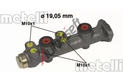 METELLI Hlavní brzdový válec MT 05-0150, 05-0150 METELLI Hlavní brzdový válec MT 05-0150, 05-0150