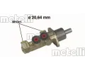 Hlavn� brzdov� v�lec&nbsp;METELLI&nbsp;&dash;&nbsp;MT 05-0242