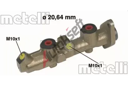 METELLI Hlavní brzdový válec MT 05-0251, 05-0251 METELLI Hlavní brzdový válec MT 05-0251, 05-0251