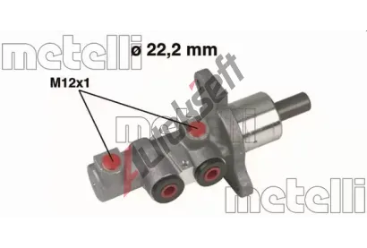 METELLI Hlavn brzdov vlec MT 05-0293, 05-0293