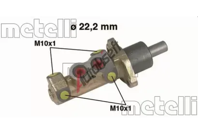 METELLI Hlavní brzdový válec MT 05-0326, 05-0326 METELLI Hlavní brzdový válec MT 05-0326, 05-0326