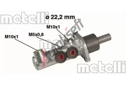 METELLI Hlavn brzdov vlec MT 05-0354, 05-0354