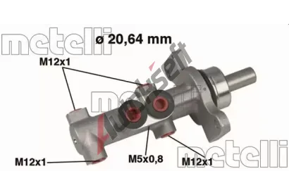 METELLI Hlavn brzdov vlec MT 05-0422, 05-0422