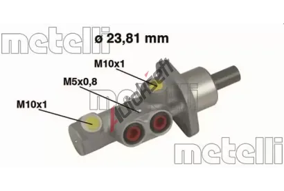 METELLI Hlavní brzdový válec MT 05-0452, 05-0452 METELLI Hlavní brzdový válec MT 05-0452, 05-0452